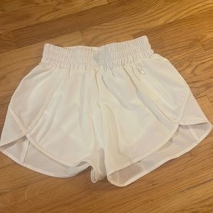 white athletic shorts